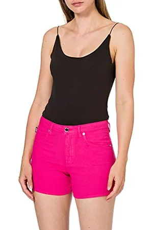 Moschino Strecth Cotton-Linen Gabardine Damskie spodenki swobodne, , 36