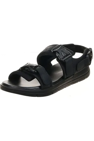 JACK & JONES Męskie sandały JFWSTEVE Leather w kolorze antracytowym, 40 EU, , 40 EU