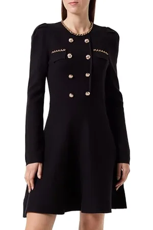 Morgan Damska sukienka formalna, czarny, L
