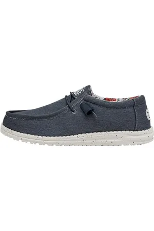 Hey dude Męskie buty Wally Stretch Canvas Moc Toe Shoes, , 37 EU