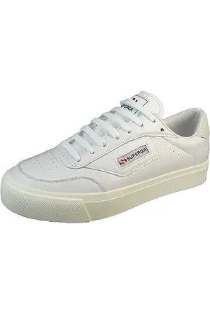 Superga 3843 Court, Buty ze sznurowadłami Unisex-Dorosły, Biały-FAVORIO, 39 EU, , 39 EU
