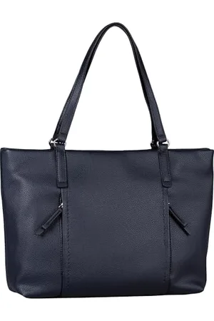TOM TAILOR Bags Beca damska torba na ramię z zamkiem błyskawicznym, duża, niebieska, , Essential