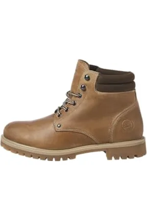 JACK & JONES Jfwstanton Leather Boot męskie buty sznurowane, , 45 EU