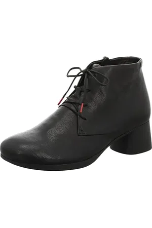 Think! Damskie ekologiczne buty NANI skórzane z podszewką, 000 czarne, 40 EU, , 40 EU
