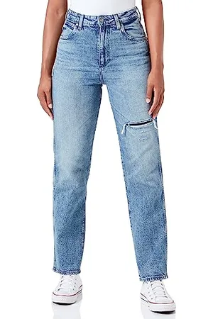 Wrangler Damskie dżinsy Mom Straight, , 29W / 32L
