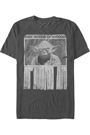 STAR WARS Męska koszulka Words of Wisdom, nieprzejrzysta, , XXL