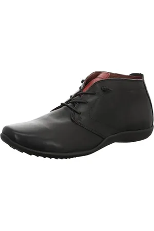 Think! Męskie buty Stone_3-000653 bezchromowe garbowane zrównoważone, 000 czarny, 42,5 UE