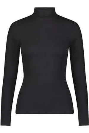 Lee Damska koszulka Ribbed Ls High Neck, , S
