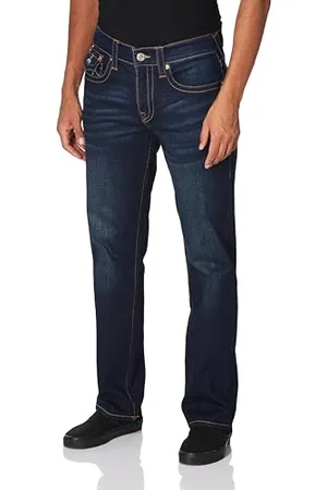 True Religion Jeansy męskie Ricky z prostą nogawką, 38W / 32L