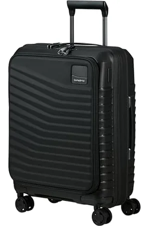 Samsonite Intuo - Spinner S, rozszerzony bagaż podręczny, 55 cm, 42/48 L, czarny (czarny)