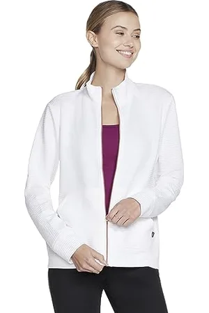 Skechers Hoodless Hoodie Gowalk Everywhere kurtka damska W3JA261 biała, , M