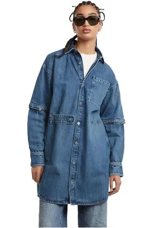 G-Star Modular Shirt Dress Long Sleeve, , M