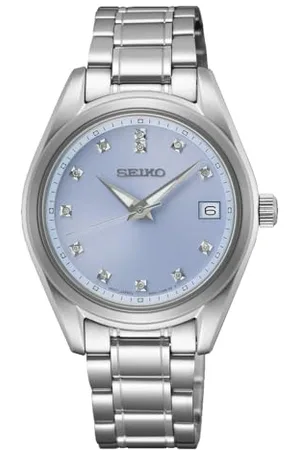 Seiko Damski analogowy zegarek kwarcowy z bransoletką ze stali nierdzewnej SUR581P1