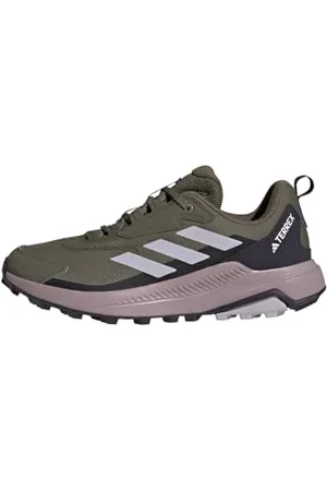 adidas Kobiety TERREX Anylander Hiking Hiking Shoes, Olive Strata/Silver Dawn/Amber Tint, 36 EU