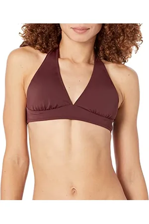 Amazon Damski top bikini wiązany na ramiączkach z wiązaniem na ramiączkach (dostępny w dużych rozmiarach), , S