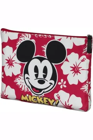 Disney Myszka Miki Hawaii -Kosmetyczka Soleil, Czerwona, 30,5 x 22,5 cm