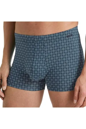 Calida Grafic Cotton bokserki męskie, w 100% z bawełny Supima, z gumowym ściągaczem pokrytym tkaniną, , 46-48