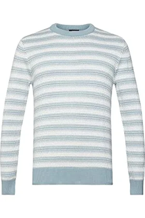 ESPRIT Collection Męski sweter 112EO2I308, 420/GREY Blue, XXL, , XXL