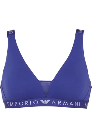 Emporio Armani Iconic Logoband Bralette, , XL