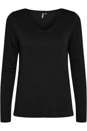 Pieces® Pcbillo Ls V-Neck Solid Noos Bc koszulka z długim rękawem, , L