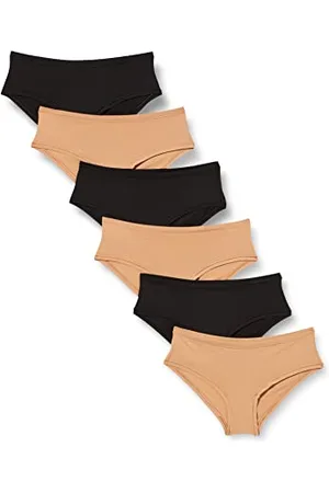 Amazon Bielizna damska hipsterska (dostępna w dużych rozmiarach), 6 sztuk, , XXL