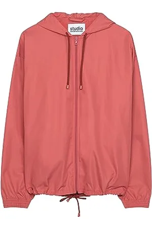 Seidensticker Studio Anorak - Oversized Fit - długi rękaw - jednokolorowy - kaptur - unisex - bluza z kapturem z zamkiem błyskawicznym, , L