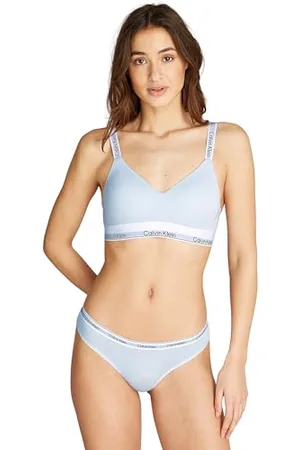 Calvin Klein Kobiety brazylijskie 000QD5246E brazylijskie, niebieskie (plein air), M, , M