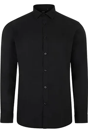 Velilla 405017S Koszula męska z długim rękawem, kolor czarny, Rozmiar 3XL, , 3XL
