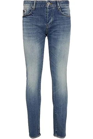 Armani Exchange Męskie jeansy z taliowanym krojem Comfort Cotton Denim, niebieskie, , 31W