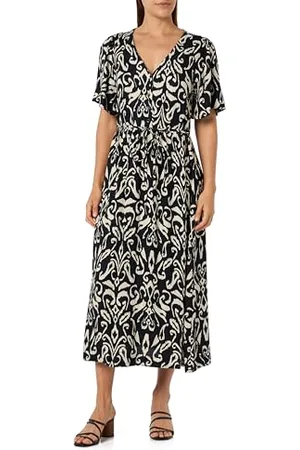 ONLY Onlhalia S/S Midi Dress WVN Noos, , XXS