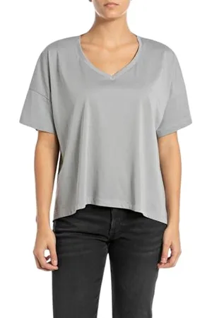 Replay Damska koszulka oversize, , M