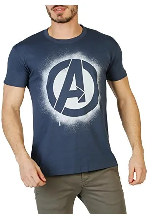 Marvel Męska koszulka z logo Avengers Stencil, , XL