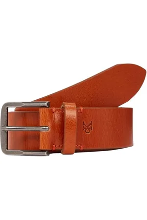 Calvin Klein Jeans Męski klasyczny płaski pasek R LTHR 35 mm K50K511421 stały, , 110, , 110