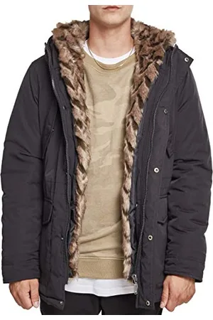 Urban classics Męska kurtka z kapturem Faux Fur Parka