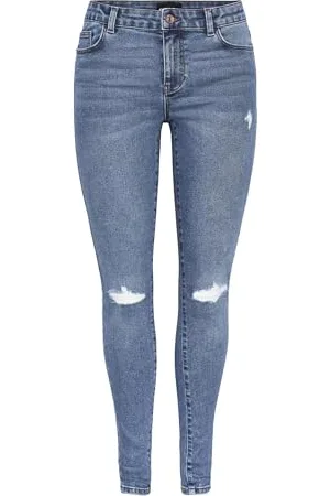 Pieces® Damskie spodnie jeansowe, , (XL) W / 32L