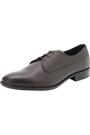 HUGO BOSS Męskie Colby_Derb_ltprzlt Derby, Buty Męskie, Ciemnobrązowe, 40 EU, , 41 EU