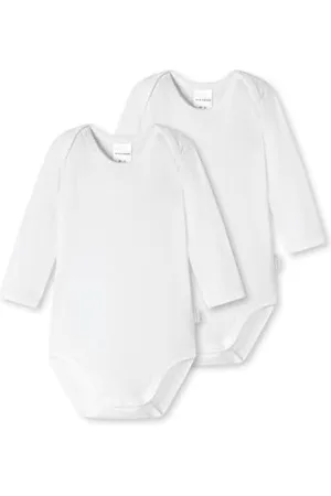 Schiesser Baby Organic Cotton Unisex Body z Długim Rękawem (2 Sztuki), , 98 Cm