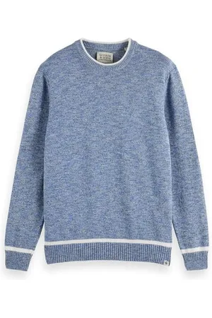 Scotch&Soda Męski sweter z okrągłym dekoltem i okrągłym dekoltem, , L