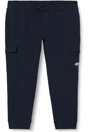 JACK & JONES JACK&JONES PLUS Męskie spodnie dresowe JPSTGORDON JJLARRY Cargo Sweat Pant PLS, , 48, , 48
