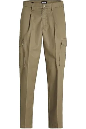 JACK & JONES Męskie spodnie cargo zwężane spodnie cargo, , 31W / 36L