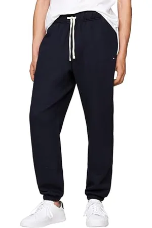 Tommy Hilfiger Męskie spodnie dresowe Essential MW0MW37231, spodnie dresowe, niebieskie, S, , S