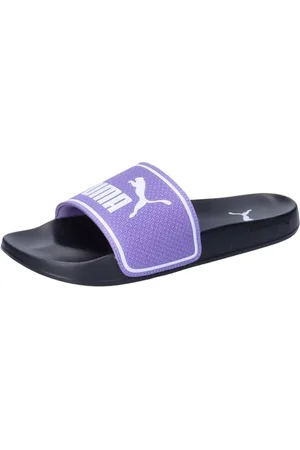 PUMA Unisex Leadcat 2.0 Slide Sandal, Lavender Alert White Black, 40, Lavender Alert White Black, 47 EU