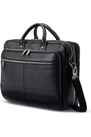 Samsonite Klasyczna Skórzana Aktówka Ładowana od Góry, , Jeden Rozmiar