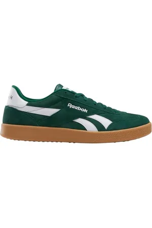 Reebok Buty tenisowe Smash Edge unisex, Ciemnozielona biała guma, 43 EU