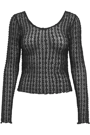 ONLY ONLTWINKY L/S LACE TOP JRS, , M