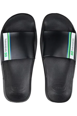Havaianas Unisex Slide Brasil, Zwart, 9/10