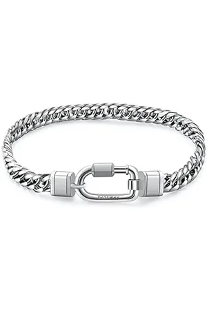 Brosway Armband Naxos für Herren aus 316L-Edelstahl, Karabinerverschluss, Größe: 22 cm, BNX19A