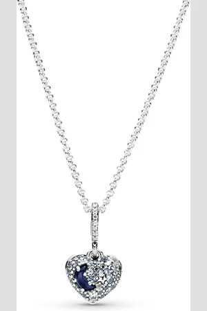 PANDORA Collar Corazón de Luna y Estrellas Azul 399232C01-50 mujer