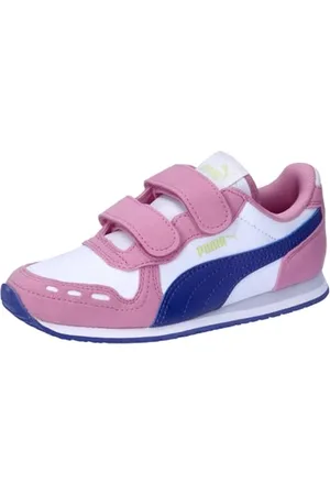 PUMA Cabana Racer SL 20 V PS, Kapcie, White-Lapis Lazuli-MAUVED out-Cool Cucumber, 21 EU, White Lapis Lazuli Mauved Out Cool Cucumber, 21 EU