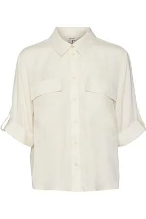VERO MODA Damska bluzka koszulowa, , XL